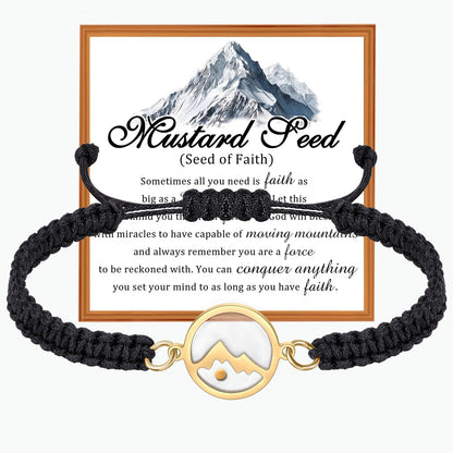 Faithful Mustard Seed Bracelet with real preserved mustard seed