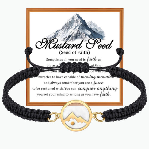 Faithful Mustard Seed Bracelet with real preserved mustard seed