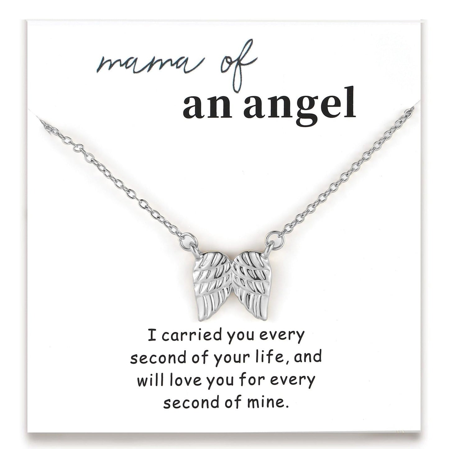 Guardian Angel Keepsake Necklace detail view
