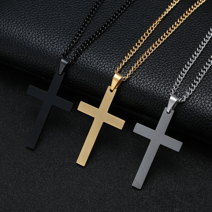 Eternal Faith Necklace in black