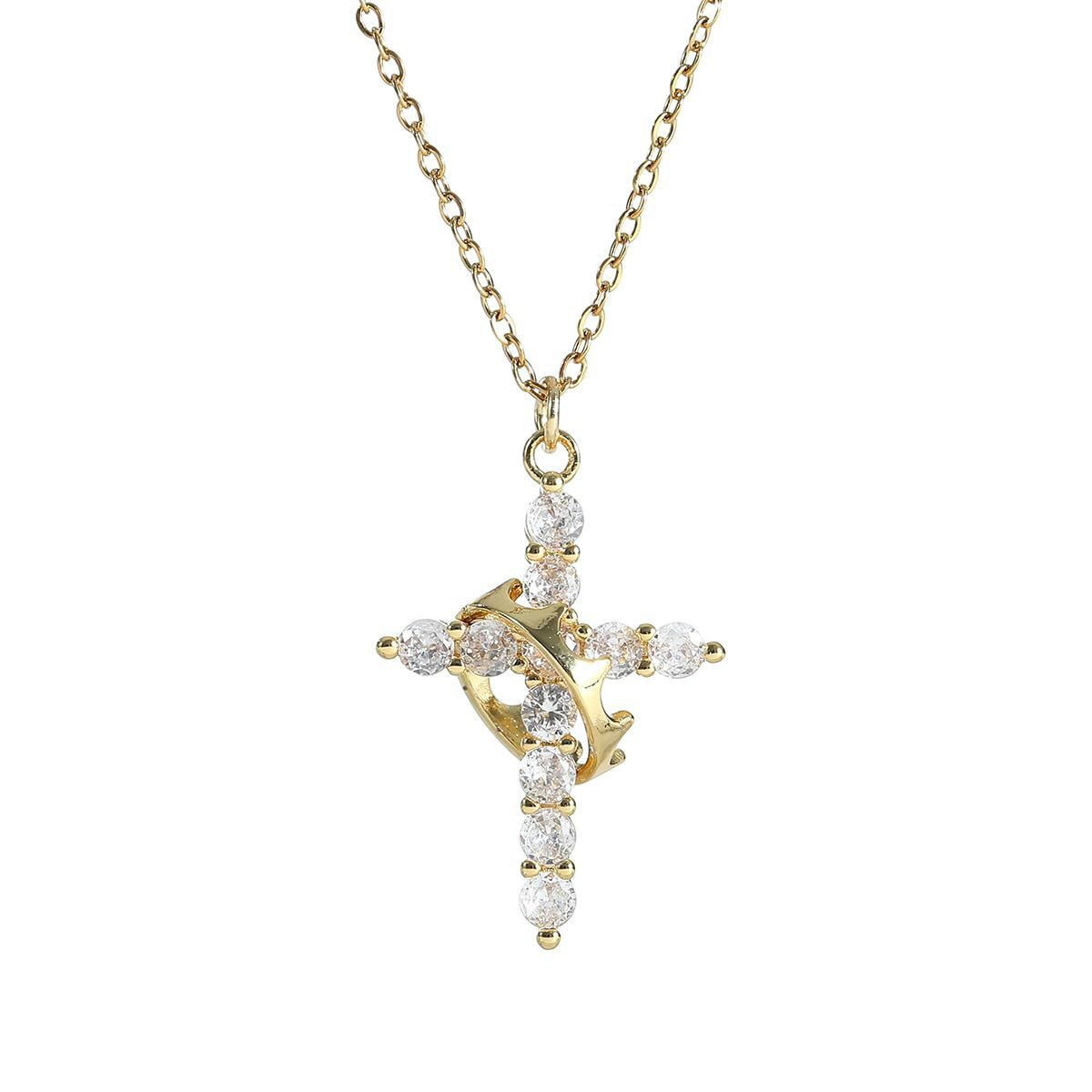 Regal Faith Pendant in rose gold