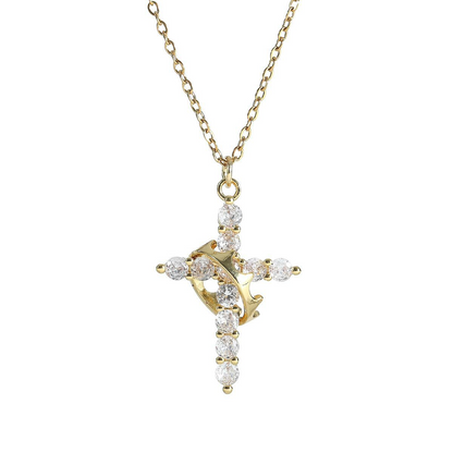 Regal Faith Pendant in rose gold