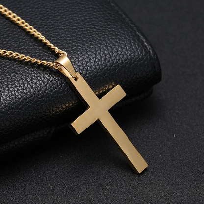 Eternal Faith Necklace worn as everyday jewelry